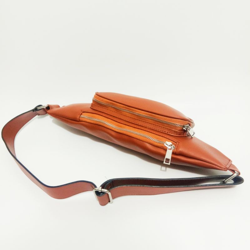 Tas selempang Wanita / Waistbag Sabyan bahan kulit Pu Tebal / Waistbag wanita terbaru Real Pict