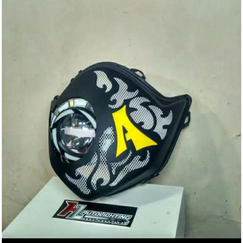 lampu depan vixion old projie