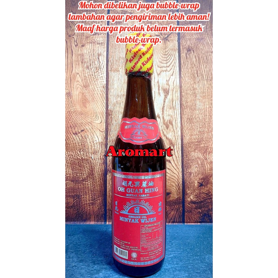 

Oh Guan Hing Minyak Wijen (Harga belum termasuk bubble-wrap!) - 300 ml