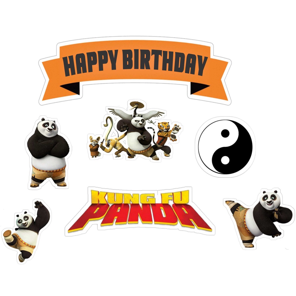 

TOPPER CAKE CUSTOM TOPPER ULANG TAHUN / HIASAN KUE CUSTOM KUNGFU PANDA