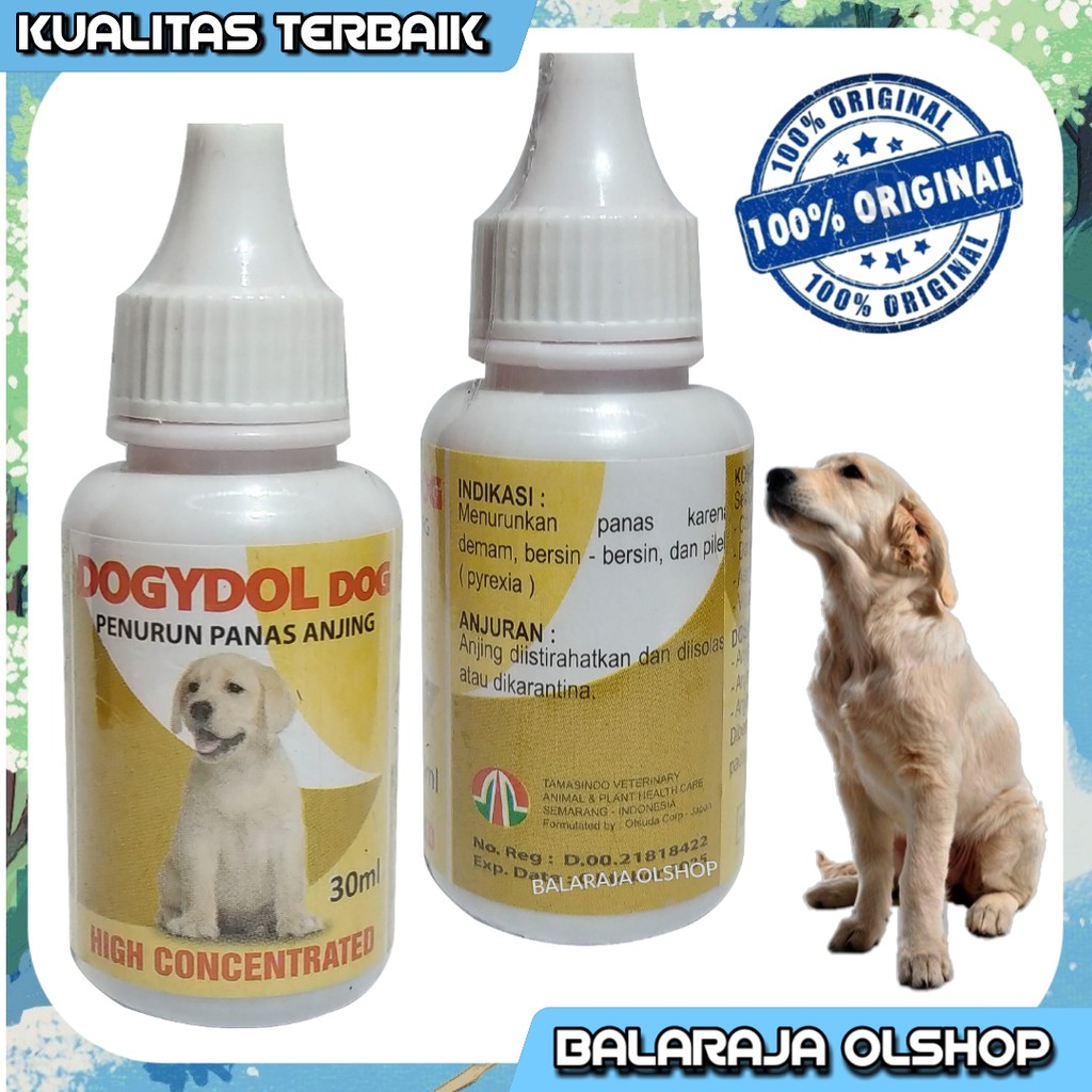 OBAT PENURUN PANAS ANJING OBAT DEMAM ANJING PUPPY - DOGYDOL 30ML