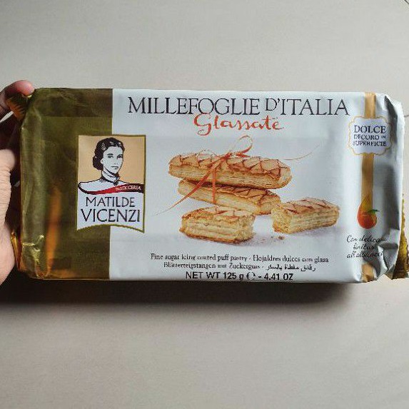 

MILLEFOGLIE D'ITALIA Sugar PUFF VICENZI Impor ITALI 125g (NEW PRODUCT).