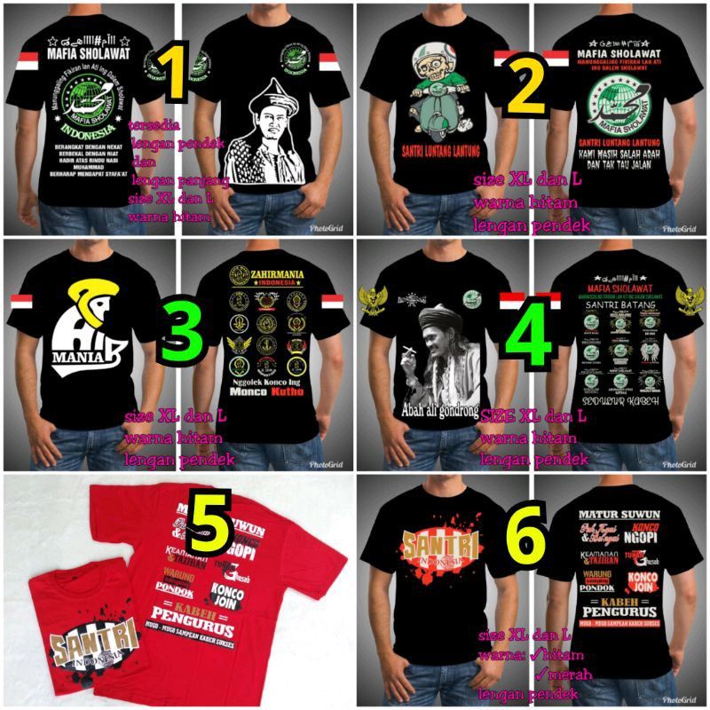 BAJU SANTRI//LENGAN PENDEK MAFIA SHOLAWAT LENGAN PENDEK//DISTRO