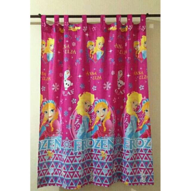 Gorden anak/gorden karakter/gorden dewasa/sprei motif frozen elsa