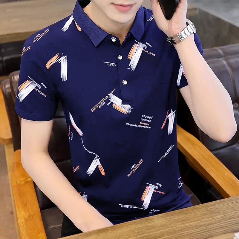 Amspro Baju wangki pria baju pria kaos polo pria Porto