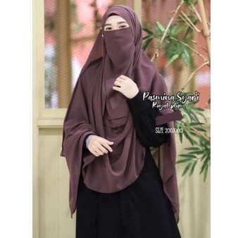 Pashmina Syari / Pashmina Babydoll Ukuran 200x100 Cm