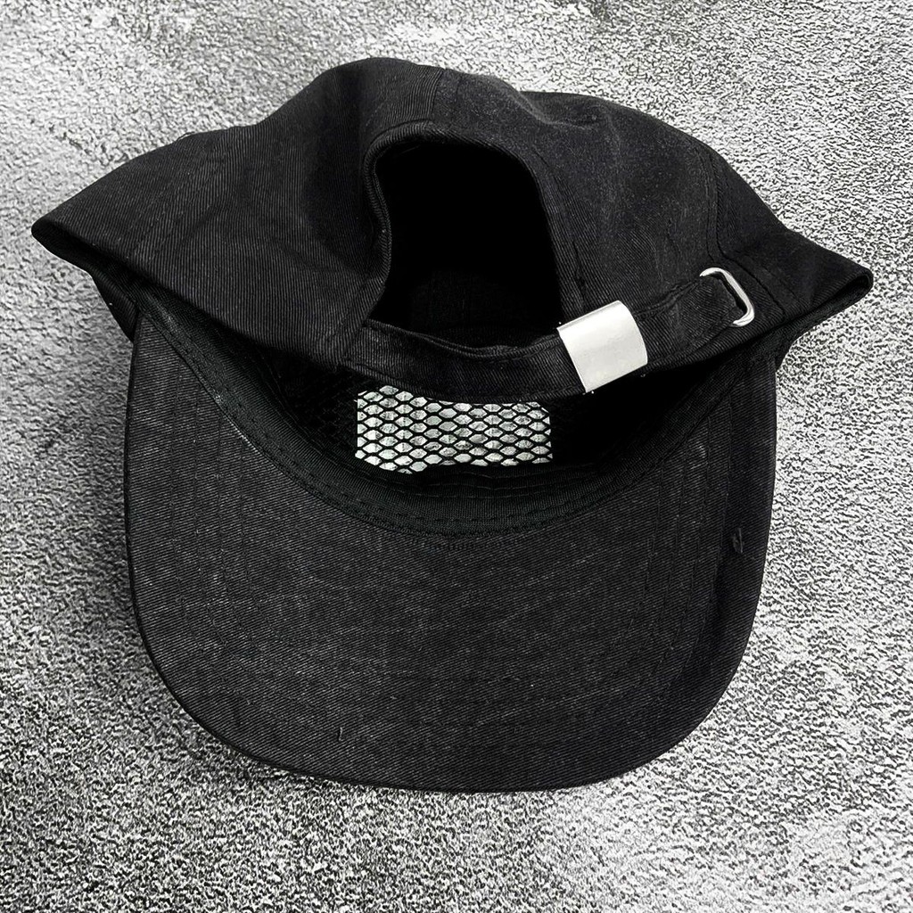 TOPI POLO BORDIR BLACK SANDWASH / POLO CAP BORDIR BLACK SANDWASH