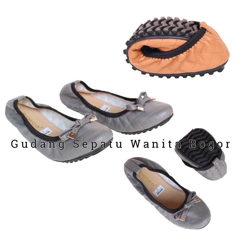 Gratica Sepatu Wanita Flatshoes Balerina Leona DR 32