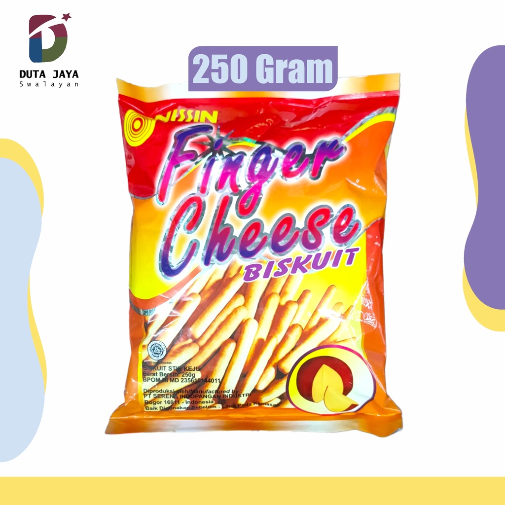 

Nissin Finger Stick Cheese Biskuit Stick Keju 250gr