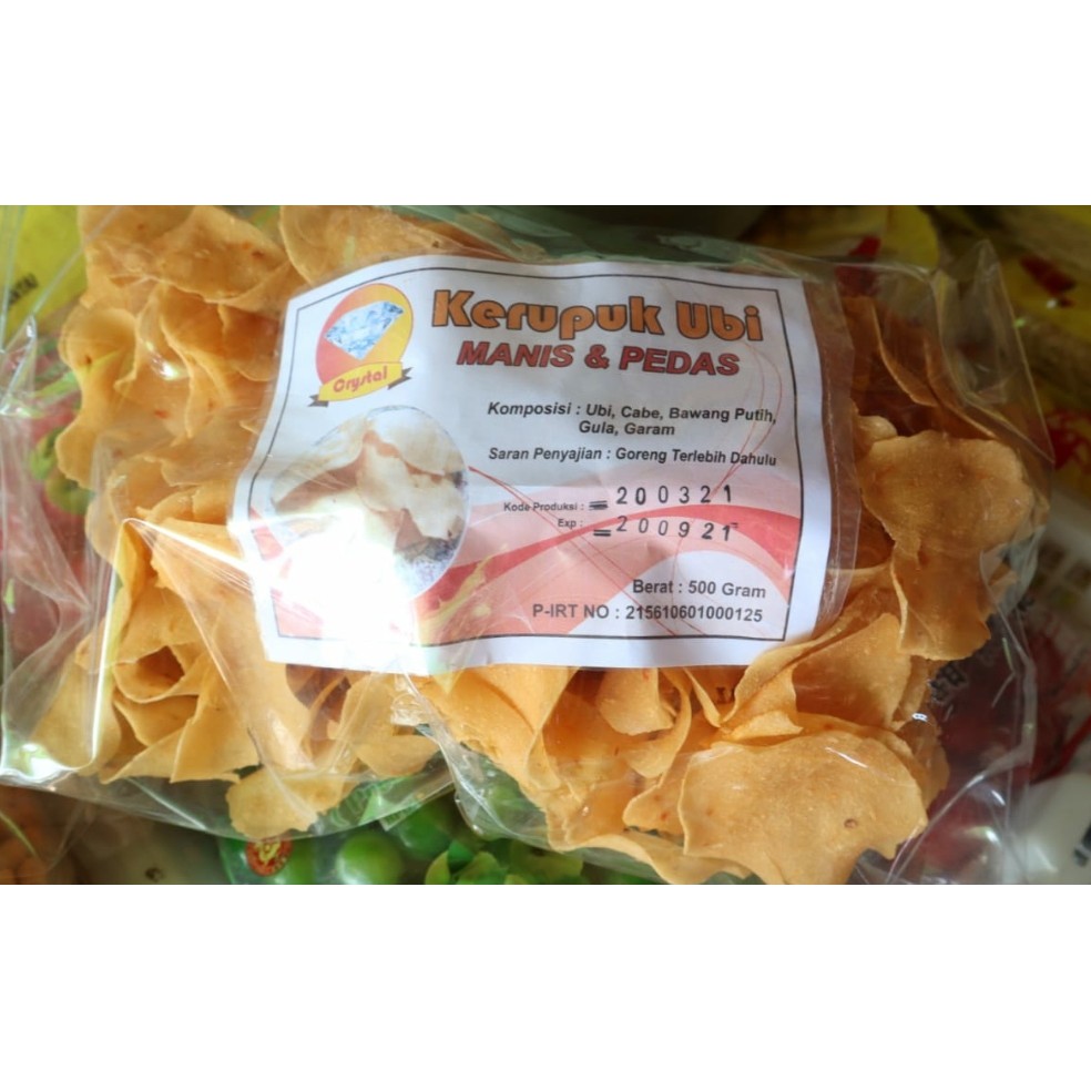 

KERUPUK UBI PEDAS DAN MANIS