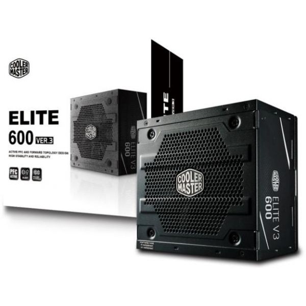 Power Supply Cooler Master 600W 80+ White Garansi Resmi