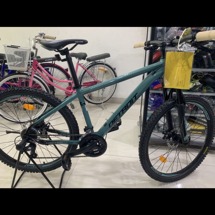 Sepeda gunung MTB 26 united detroit SV 21 speed - BL BK BK