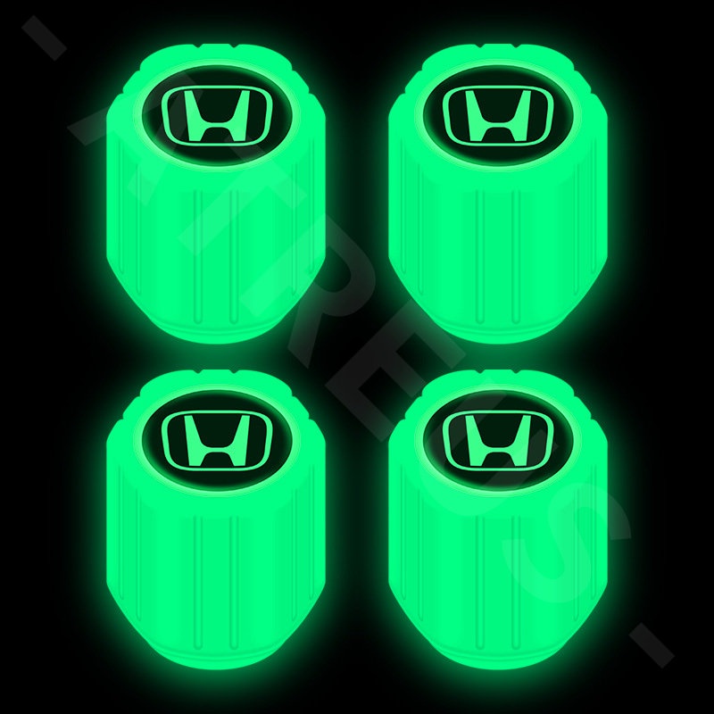 4pcs Honda Luminous Pentil Ban Tutup Pentil Ban Freed Brio City Civic CRV HRV BRV Accord Jazz Aksesoris Mobil Motor Sepeda