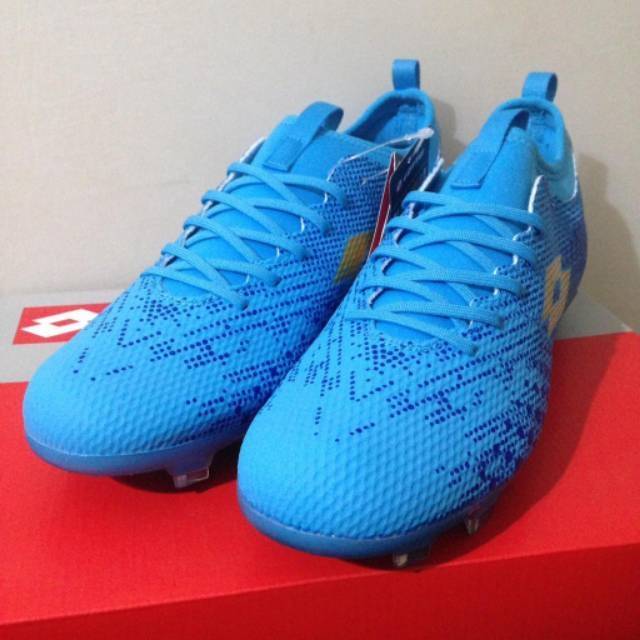 Promo Sepatu Bola Lotto Spark FG Solid Pacific Blue L01010051 Original BNIB