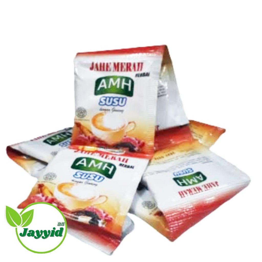 Jual Jahe Merah Herbal Amh Plus Susu Dengan Ginseng Per Renceng