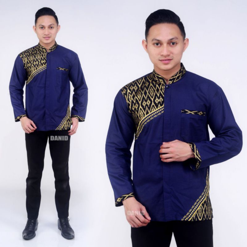 BAJU KOKO KOMBINASI TERLARIS EKSLUSIF | BATIK PRIA KOMBINASI