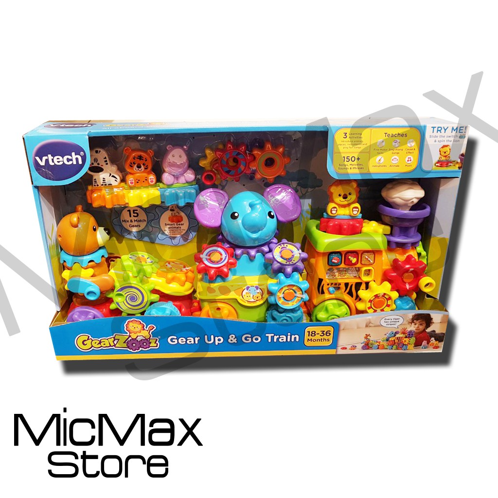 Vtech Toot Toot Drivers Gearzooz Gear Up And Go Train Mainan Original Asli