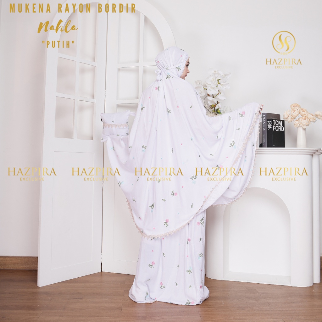 MUKENA BORDIR DEWASA RAYON NAHLA PREMIUM JUMBO