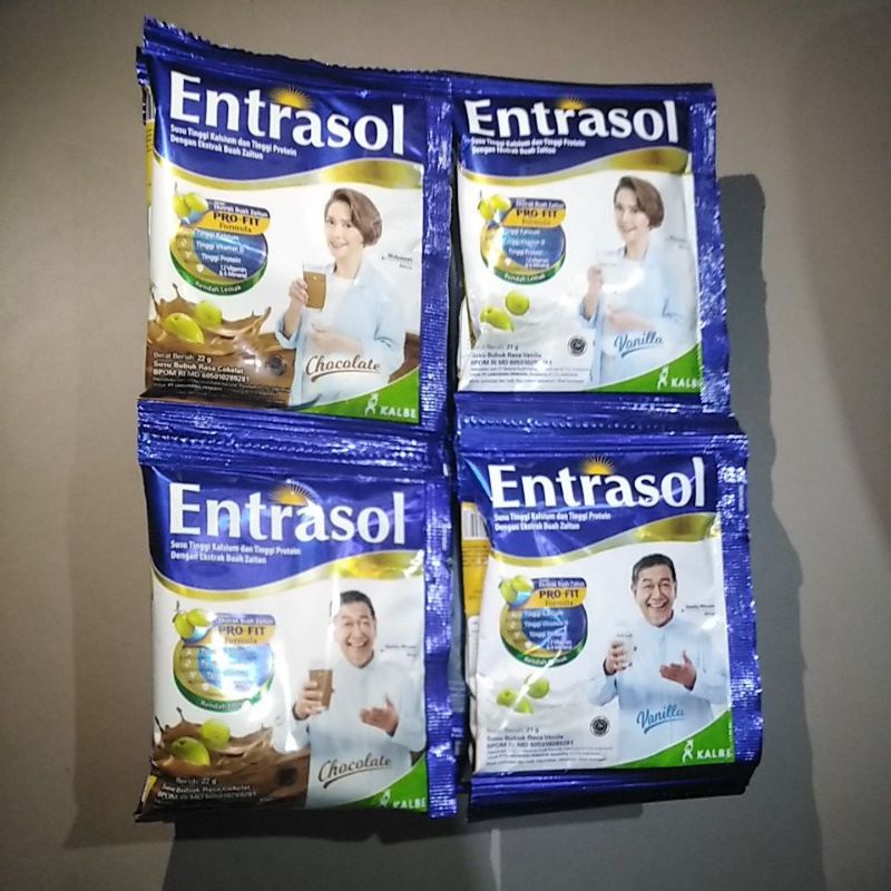 Jual susu entrasol renceng vanilla coklat | Shopee Indonesia