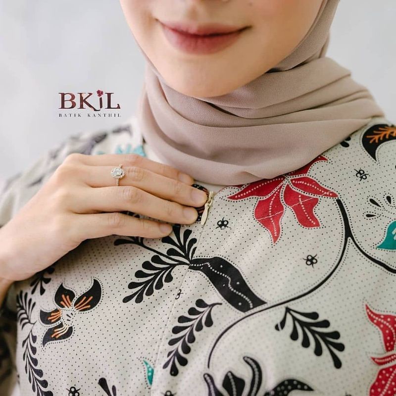 BAJU BATIK WANITA MODERN MONALISA GENES M,L,XL asli QUEENBUTIK