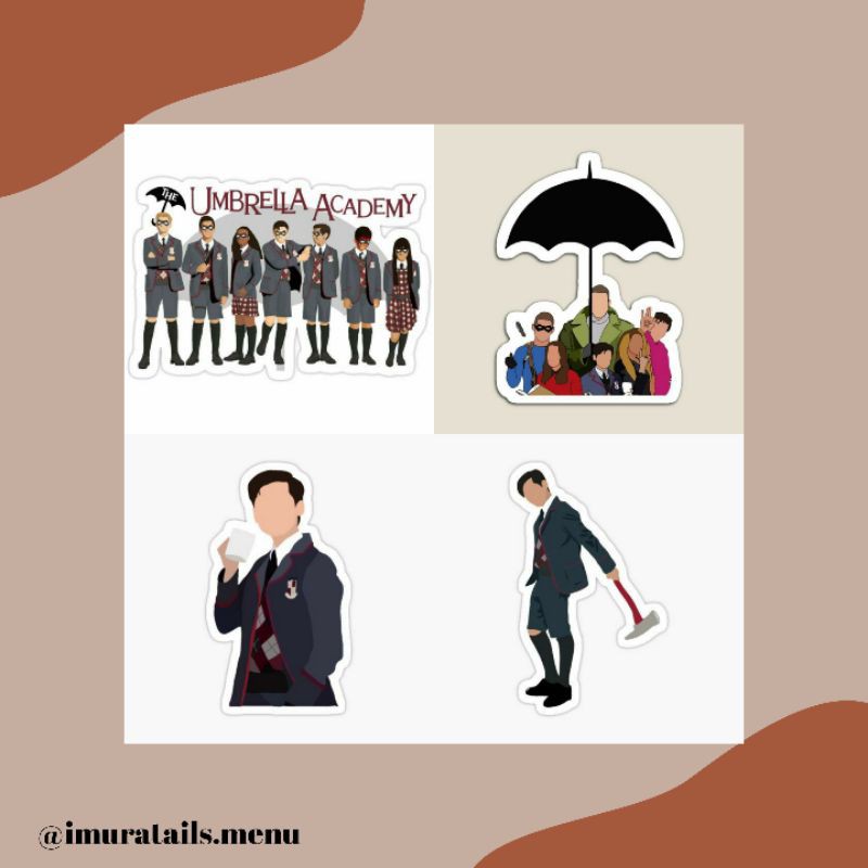 49pcs Sticker Tumblr The Umbrella Academy