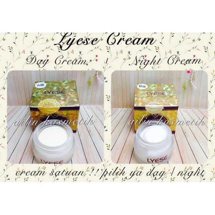 LYESE CREAM / LYESSE DAY OR NIGHT CREAM / CREAM MALAM / CREAM PAGI