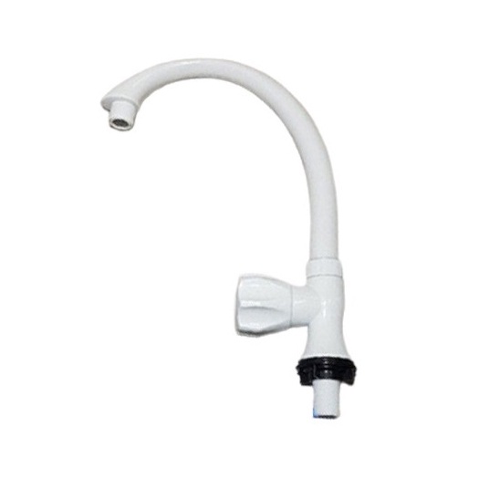 Keran Wastafel Plastik Belimbing Kenmaster Kran Angsa Dapur