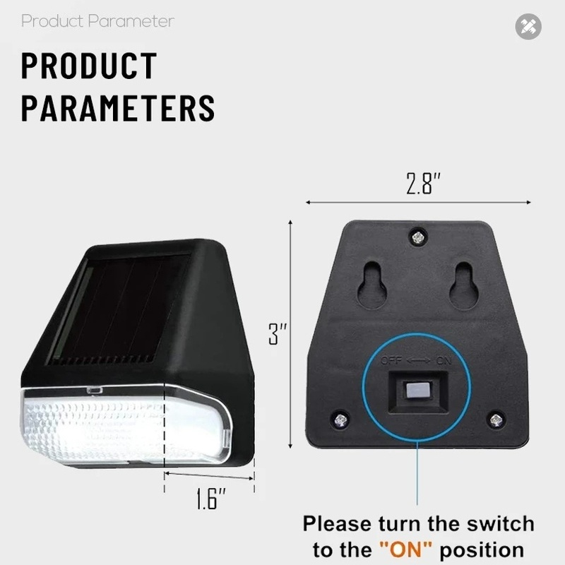 Lampu Malam LED Tenaga Surya Anti Air Untuk Dekorasi Taman / Outdoor