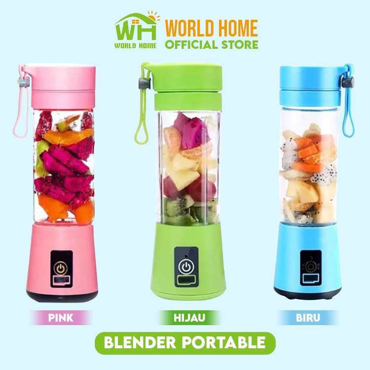 Blender Juice Cup Blender Mini Blender Portable Usb Blender Juicer Alat Pembuat Jus Buah