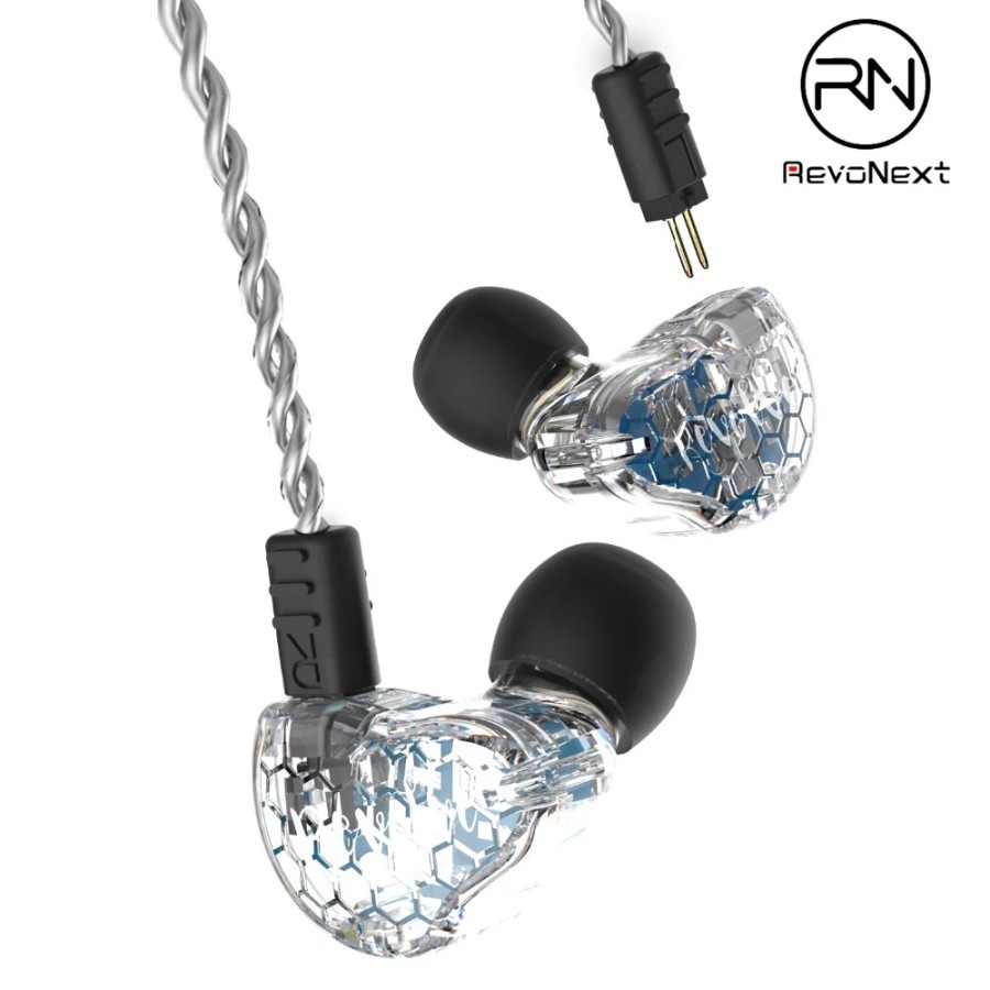 RevoNext RX8S 1DD+2BA HiFi Monitor Earphone Noise Isolating Detachable