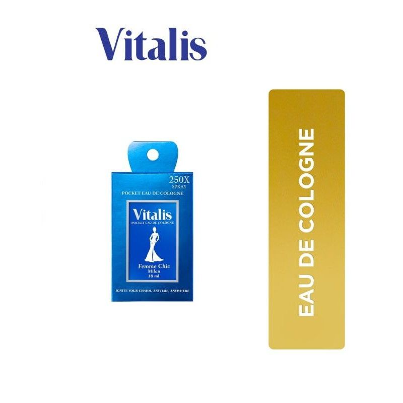 Vitalis Poket Eau De Cologne 18ml