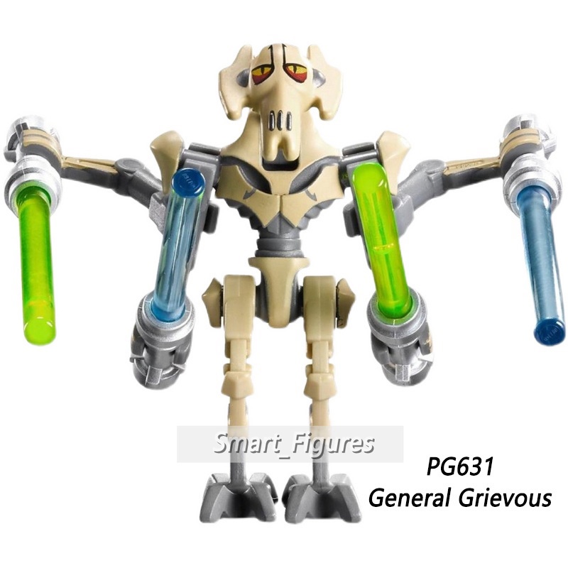 Mainan Action Figure Star Wars Robot Buzz Droid General Grievous Battle Droid IG-88 Untuk Koleksi