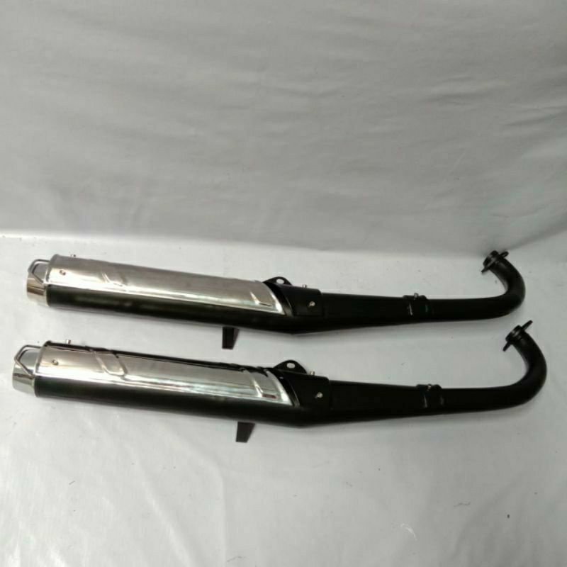 Knalpot standar racing rx king peredam