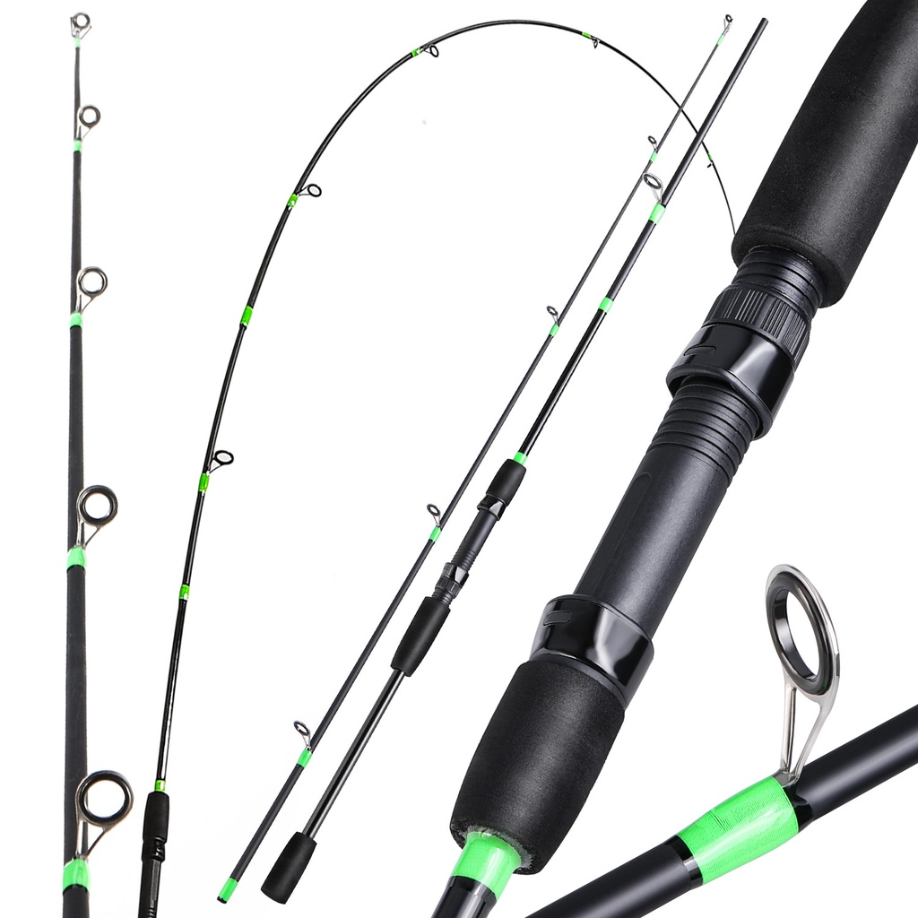 Sougayilang Joran Pancing Set 1.8m / 2.1m Joran Pancing Fishing Rod Fishing Reel Fishing Line Fishing Lure Combos 7.2:1 High Speed Max Drag 10kg