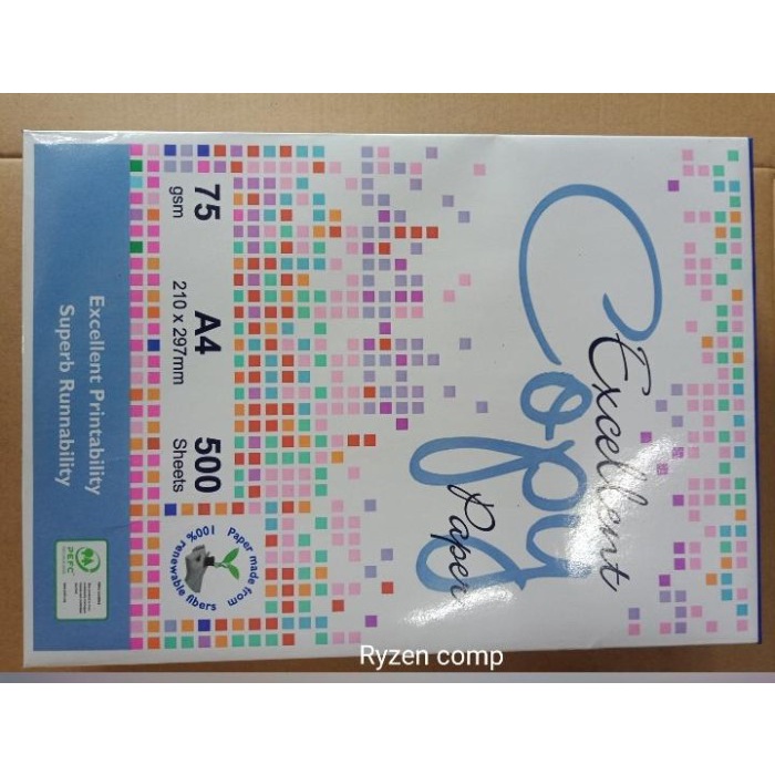 

kertas Khusus GOJEK/GRAB - Kertas HVS A4 75 Gram Gsm Excellent Copy