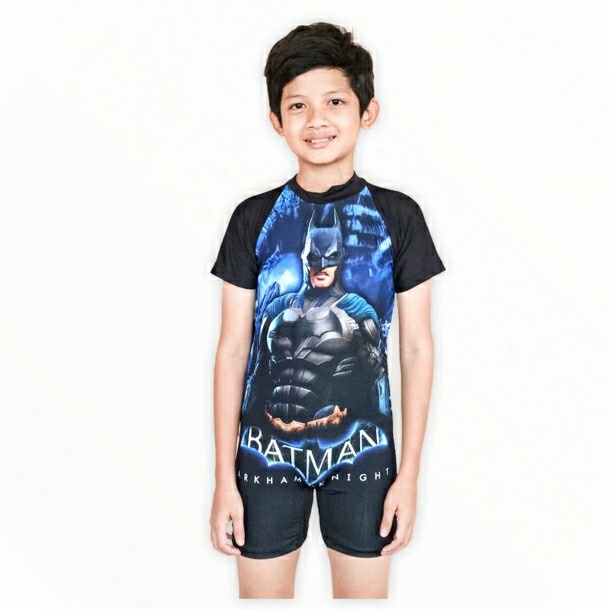 Baju Renang Diving Anak Laki-laki Spiderman Free fire Batman Karakter/MAntap
