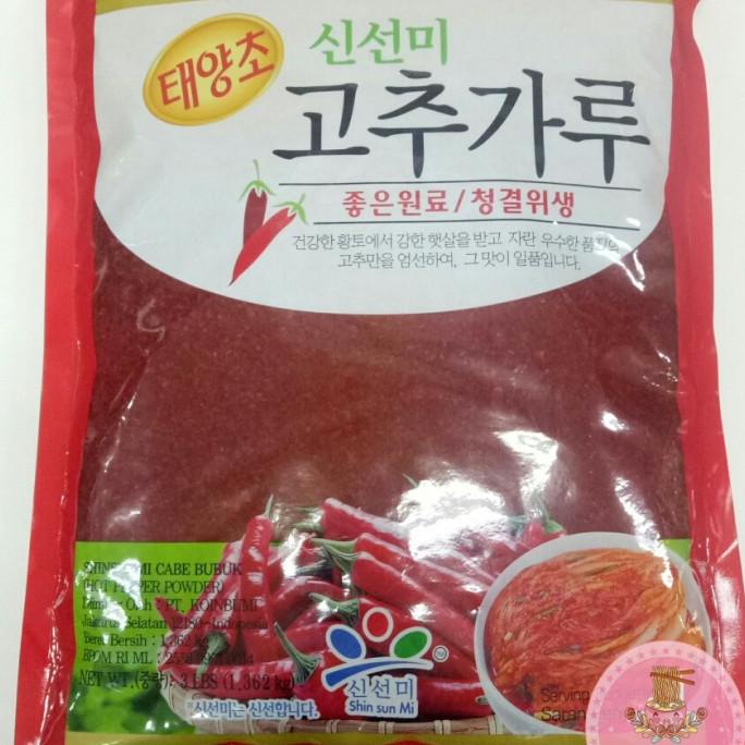 

Big Sale Shin Sun Mi Cabe Bubuk-Hot Pepper Powder-Gochukaru Kasar Repack 100gr Big Sale