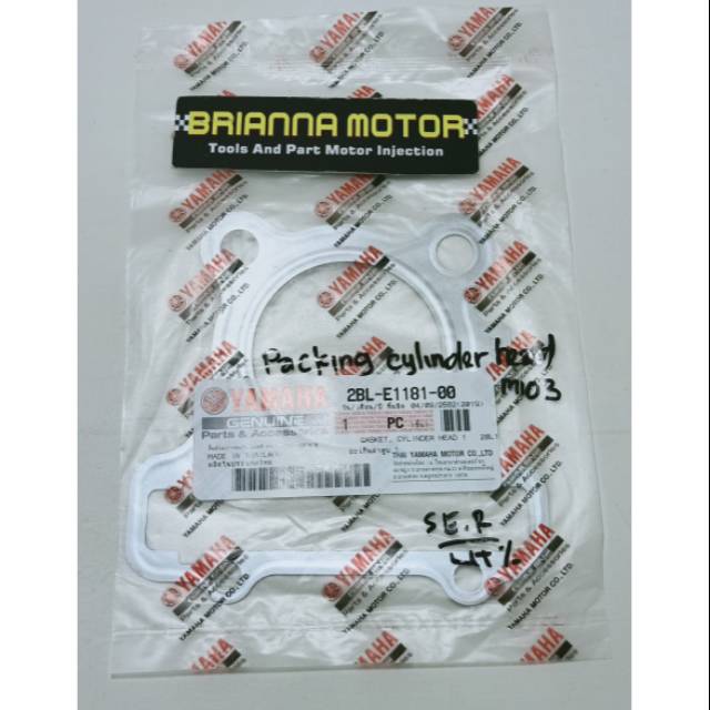 GASKET CYLINDER HEAD MIO M3 X RIDE 125 ORI YAMAHA 2BL E1181 00