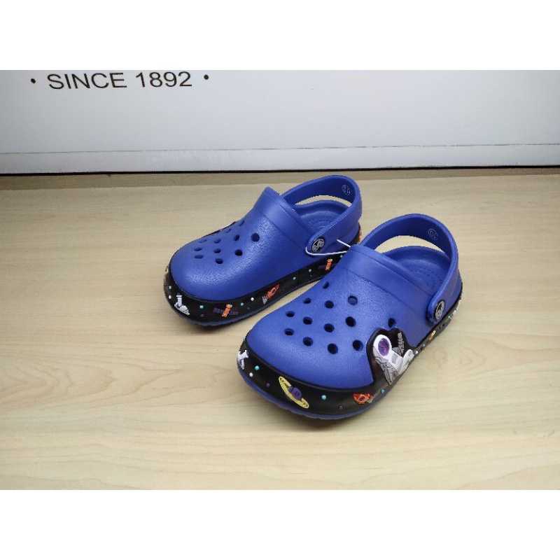 Sepatu Sandal Anak Laki Laki Bata Original Bahan Karet Sepatu Lampu Terbaru Warna Biru