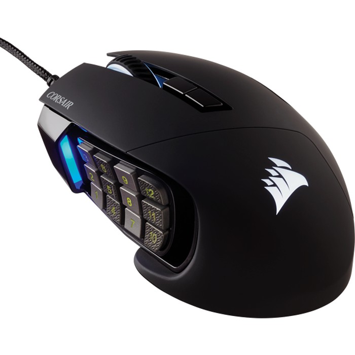 Mouse Corsair SCIMITAR RGB ELITE Optical MOBA/MMO Gaming Mouse