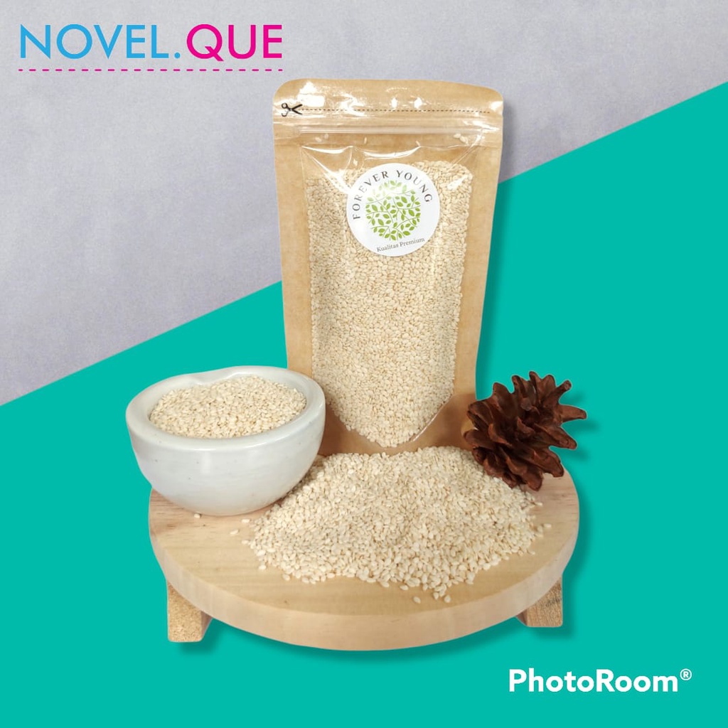 

Natural White Sesame Seed Organik / Wijen Putih Organik