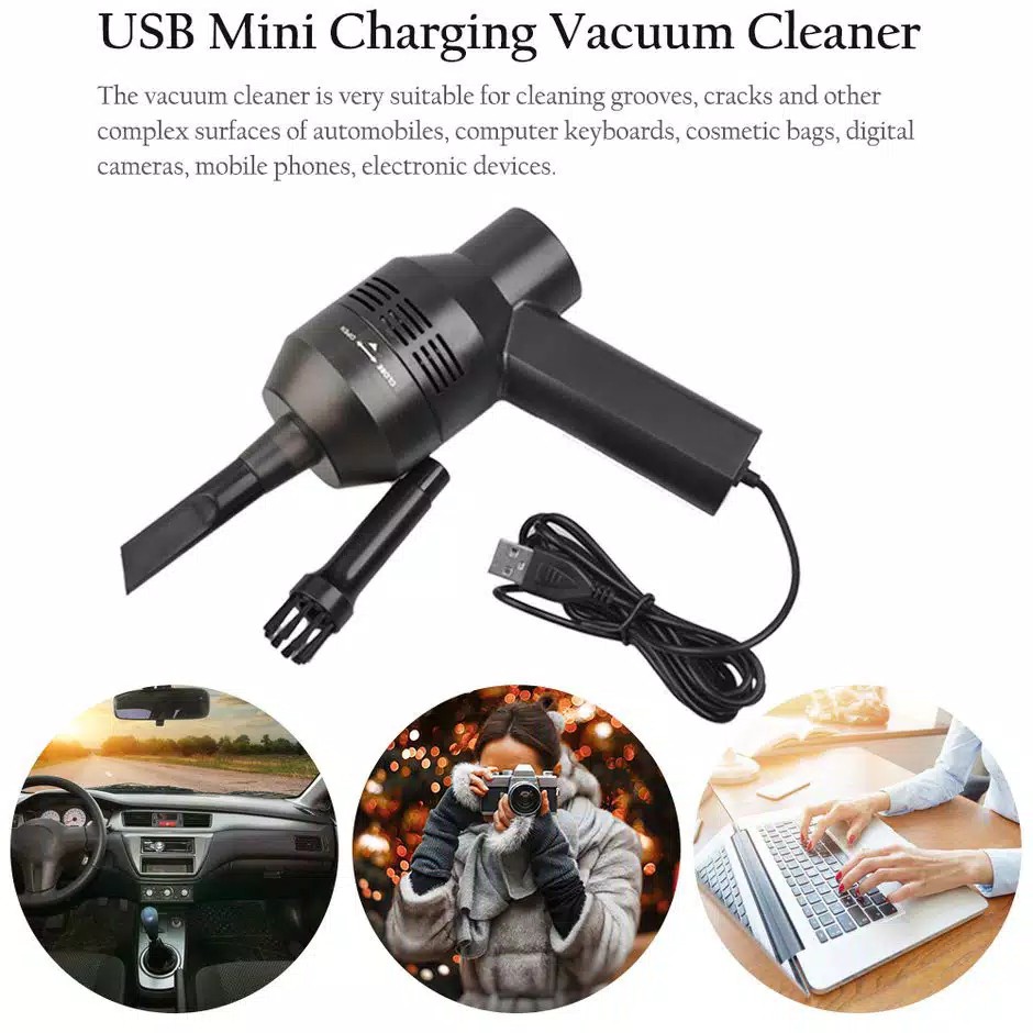 Vacuum Cleaner USB HK-6019 Penyedot Debu Keyboard Komputer Penyedot Debu MOBIL