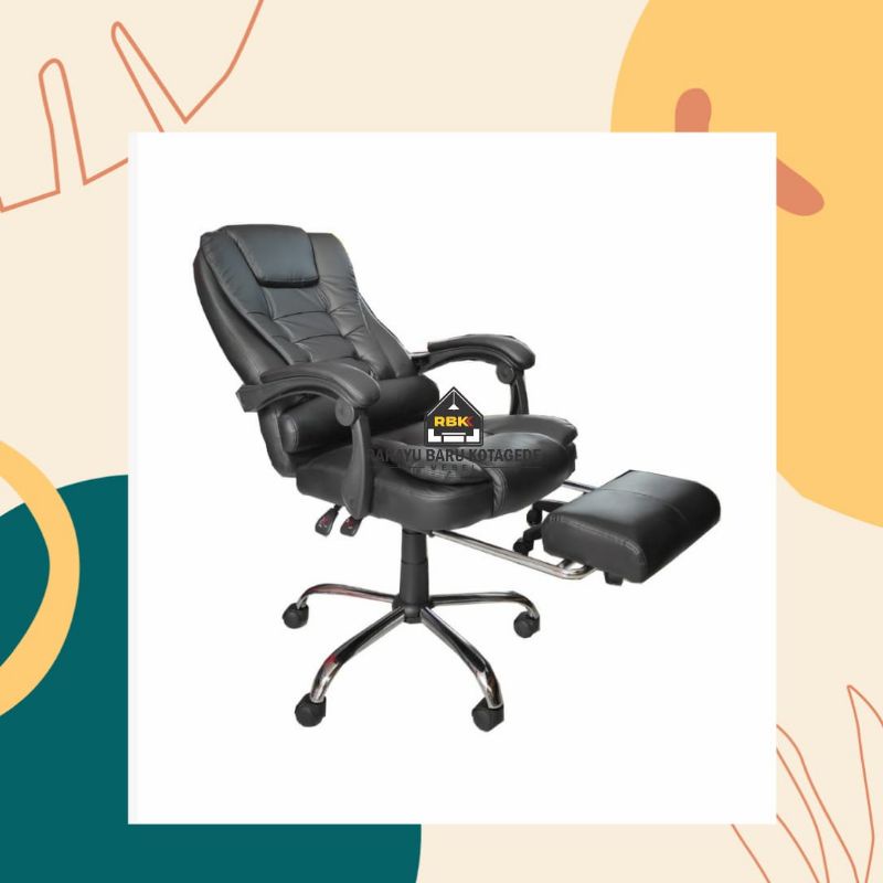 Kursi Kerja Kantor Kursi Direktur Sandaran Reclining Kursi Direktur Footrest Kursi Kerja Jogja