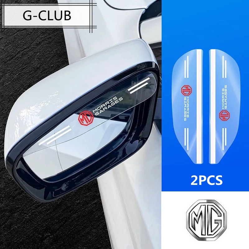 G-club 2PCS Eyebrow Pelindung Kaca Spion Mobil Anti Air / Hujan Untuk MG