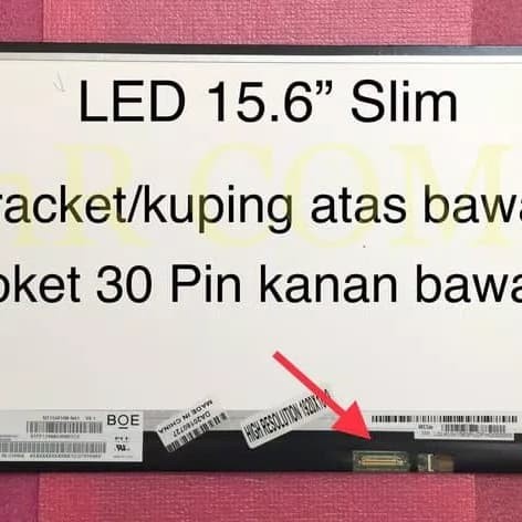 LED Asus Rog GL552 GL552J GL662JX GL552V GL552VX 15.6&quot; slim 30pin FHD