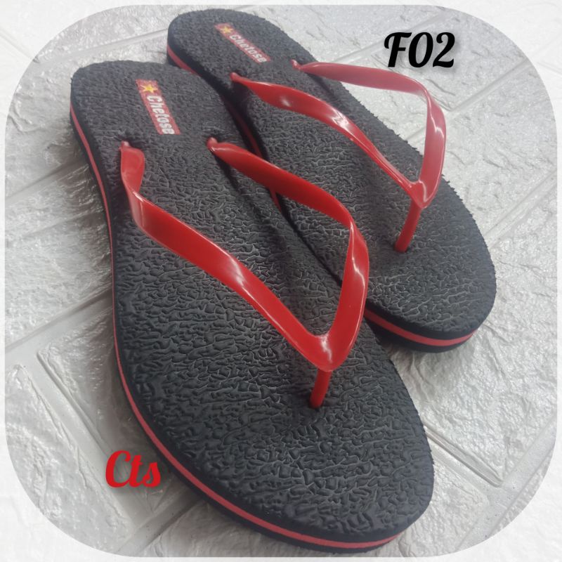 CTS Sandal Sendal Jepit Wanita Model Entrik F02