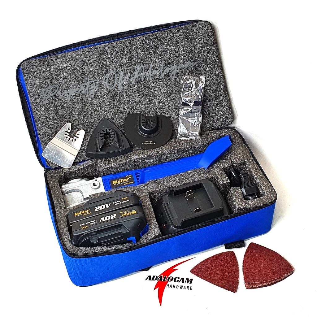 MOLLAR CMFT20300 Mesin Multi Tool Cordless - Mesin Oskilasi Baterai