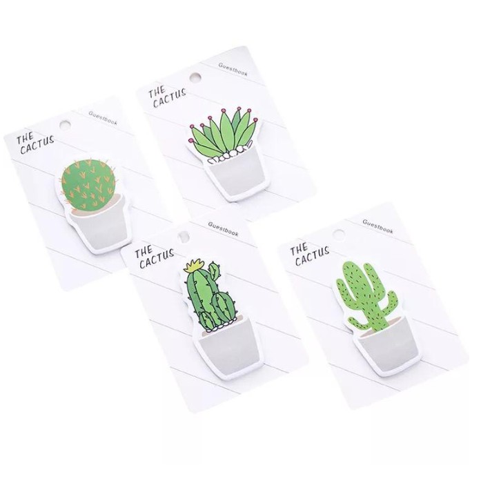 NOTES CACTUS SCRAPBOOK JOURNAL PLANNER DIARY LABEL PEMBATAS BUKU