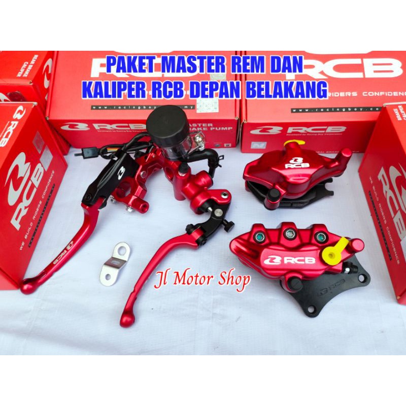 MASTER REM RCB KIRI KANAN HANDLE KOPLING PLUS CALIPER KALIPER RCB DEPAN BELAKANG GSX 150 SATRIA FU 150 KARBU SATRIA FU 150 INJEKSI SATRIA 2 TAK SATRIA RU 120 KALIPER RCB S SERIES S1 S55 ORIGINAL