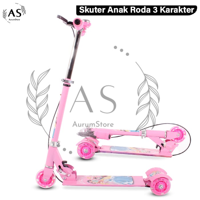 Scooter 3 Roda / Otoped / Skuter Anak Roda 3 Karakter